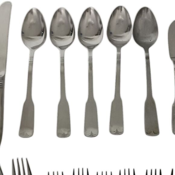 44 Stanley Roberts Flatware SRB 140 Rogers MCM Stainless Steel Mixed Pieces Vtg. - Picture 6 of 9